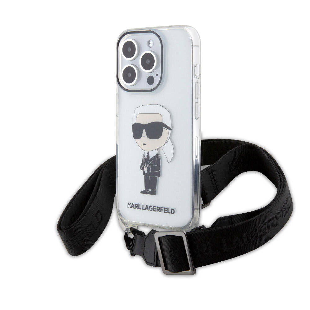 Karl Lagerfeld iPhone 15 Pro Orjinal Lisanslı Boyun Askılı Karl İkonik Crossbody Telefon Kılıfı - 1 Karl Lagerfeld iPhone 15 Pro Orjinal Lisanslı Boyun Askılı Karl İkonik Crossbody Telefon Kılıfı - 1